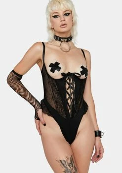 X_Escante Lick Me Lace Teddy