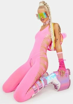 X_Elegant Moments Not Afraid Cut Out Bodystocking