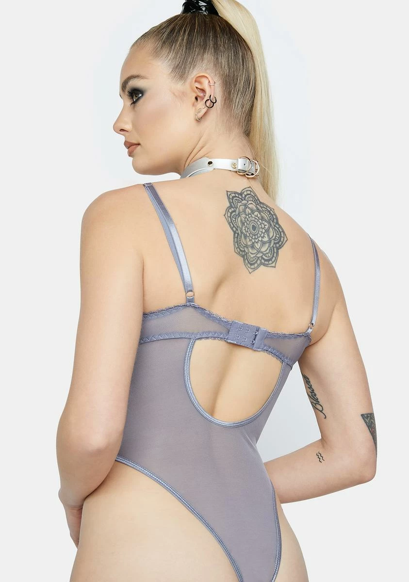 X_Fantasy Lingerie Butterfly Bliss Sheer Teddy 5 X_Fantasy Lingerie Butterfly Bliss Sheer Teddy - Image 4