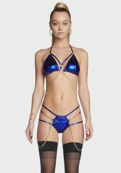 Tru Demurr Metallic Chain 2-Piece Set