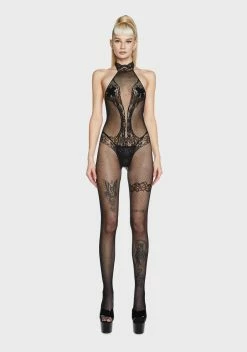 X_RenÃ© RofÃ©Â  Hyped Up Fishnet Bodystocking