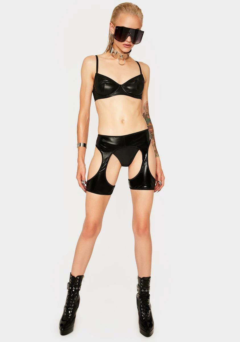 X_Coquette Rebel Road Chap Shorts 5 X_Coquette Rebel Road Chap Shorts - Image 3