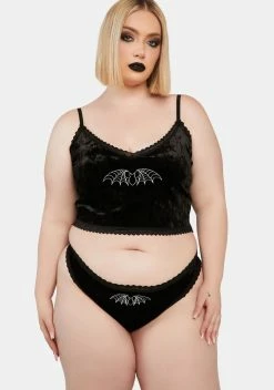 The Grave Girls Plus Thirst For More Velvet Pajama Set