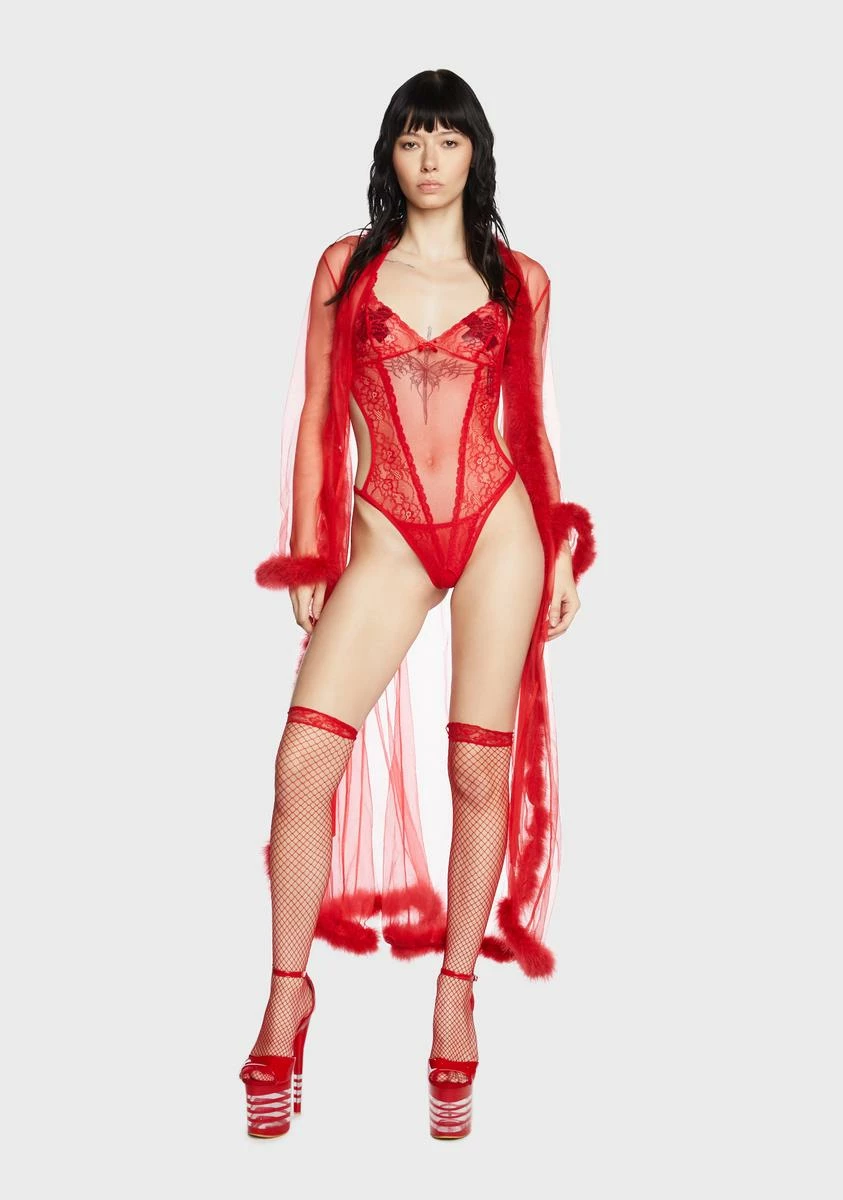 X_René Rofé Hot Get To The Point Lace Bodysuit 6 X_René Rofé Hot Get To The Point Lace Bodysuit - Image 4