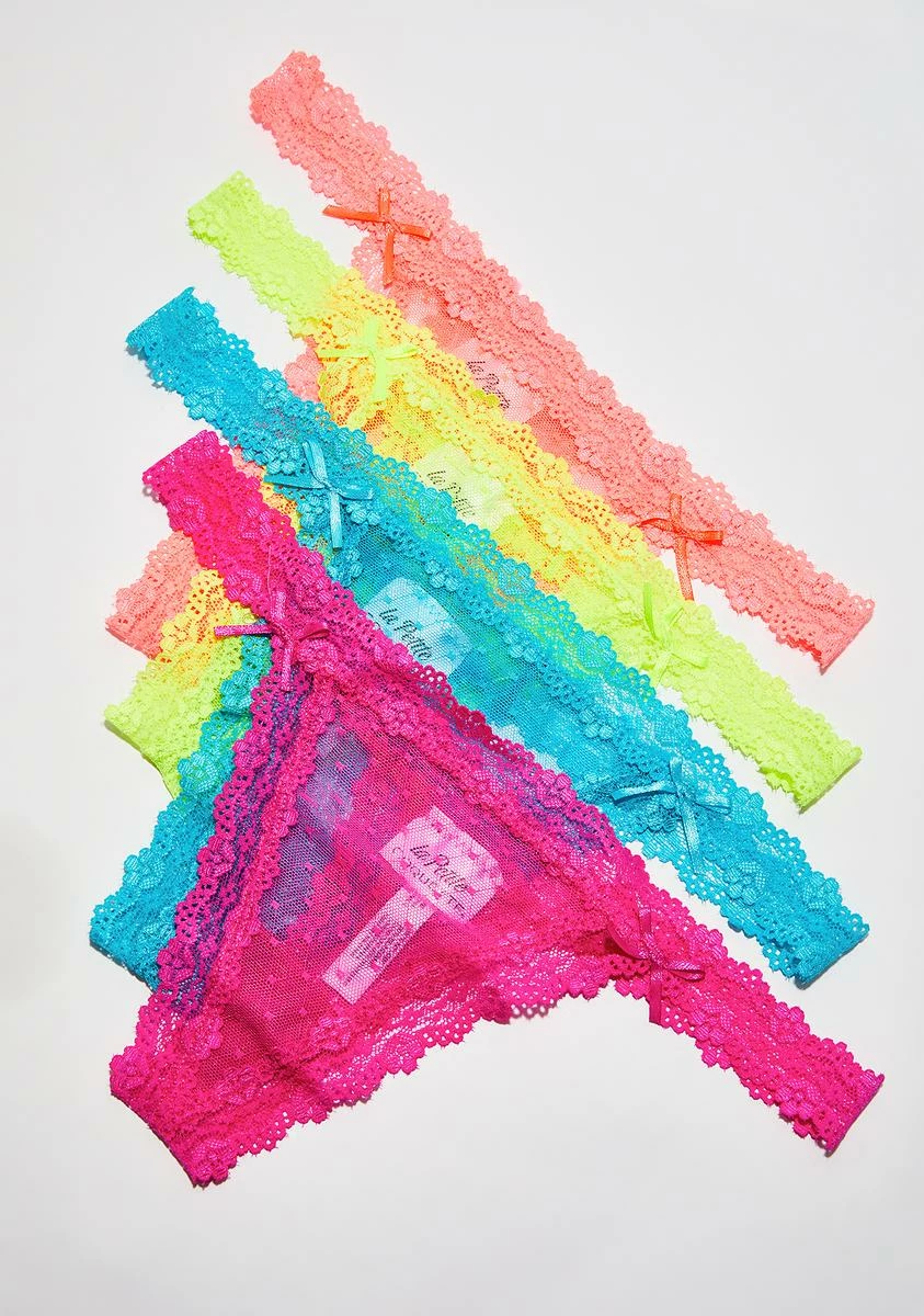 X_Coquette Pack It Thong Set 3 X_Coquette Pack It Thong Set