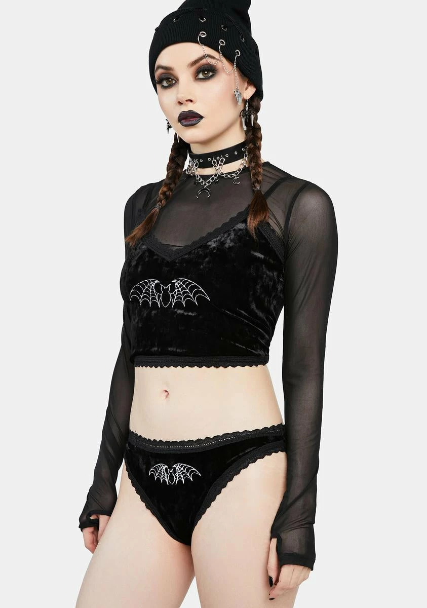 The Grave Girls Thirst For More Velvet Pajama Set 4 The Grave Girls Thirst For More Velvet Pajama Set - Image 2