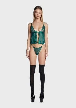 X_Seven 'til Midnight Let's Play Rough Lingerie Set