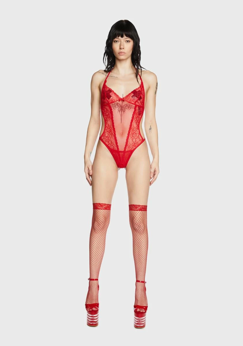 X_René Rofé Hot Get To The Point Lace Bodysuit 3 X_René Rofé Hot Get To The Point Lace Bodysuit