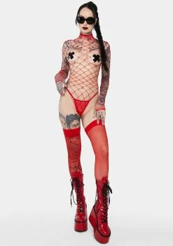 X_Be Wicked Red Dancing All Night Fishnet Bodystocking -Velvet Muse Store rZO2YGcACepTcZoE3R0saW7tEcGEXYJq 24