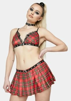 X_Dreamgirl Classroom Vixen Lingerie Set