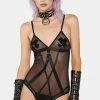 Tru Demurr Stella Sheer Bodysuit