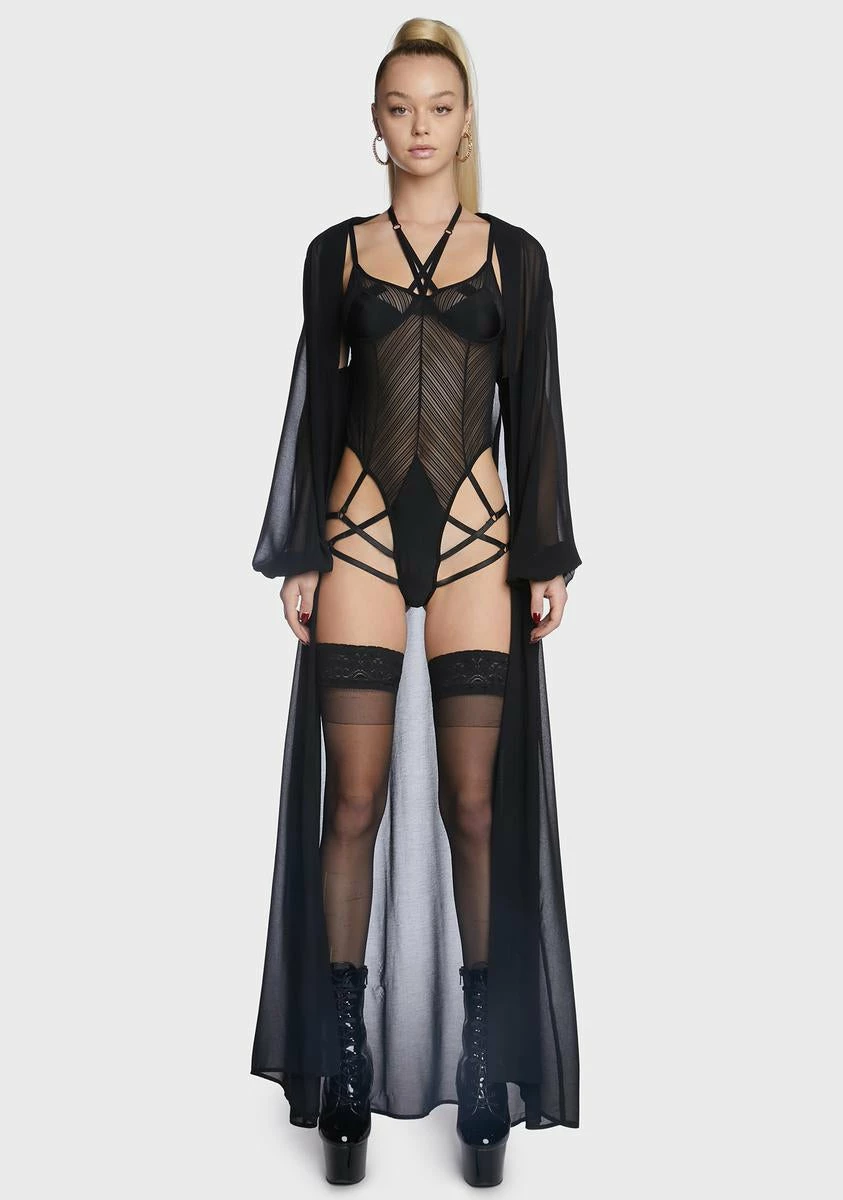 X_Hauty Lusty Intentions Mesh Teddy 4 X_Hauty Lusty Intentions Mesh Teddy - Image 2