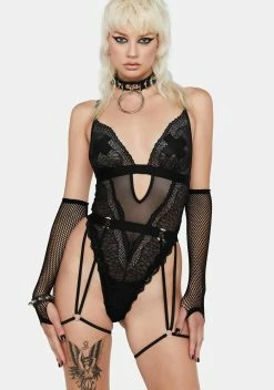 X_Mapale Simply Salacious Lace Bodysuit