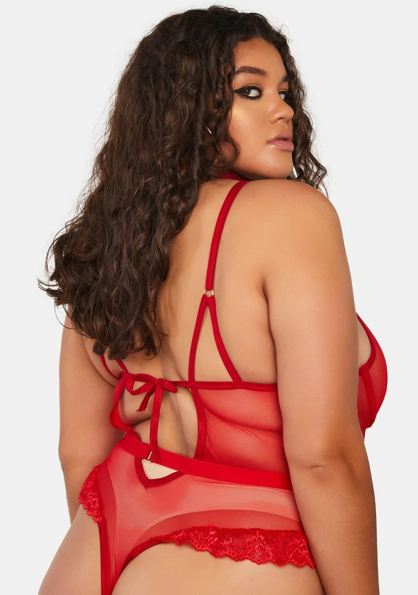 X_Mapale Plus The Fire Within Sheer Bodysuit 5 X_Mapale Plus The Fire Within Sheer Bodysuit - Image 3