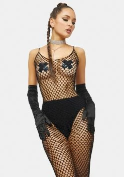 X_Leg Avenue Model Misbehavior Fishnet Maxi Dress
