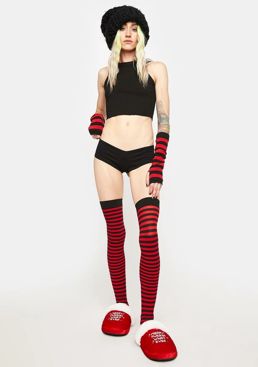 Femfetti Ho Ho Ho Boyshorts 6 Femfetti Ho Ho Ho Boyshorts - Image 4