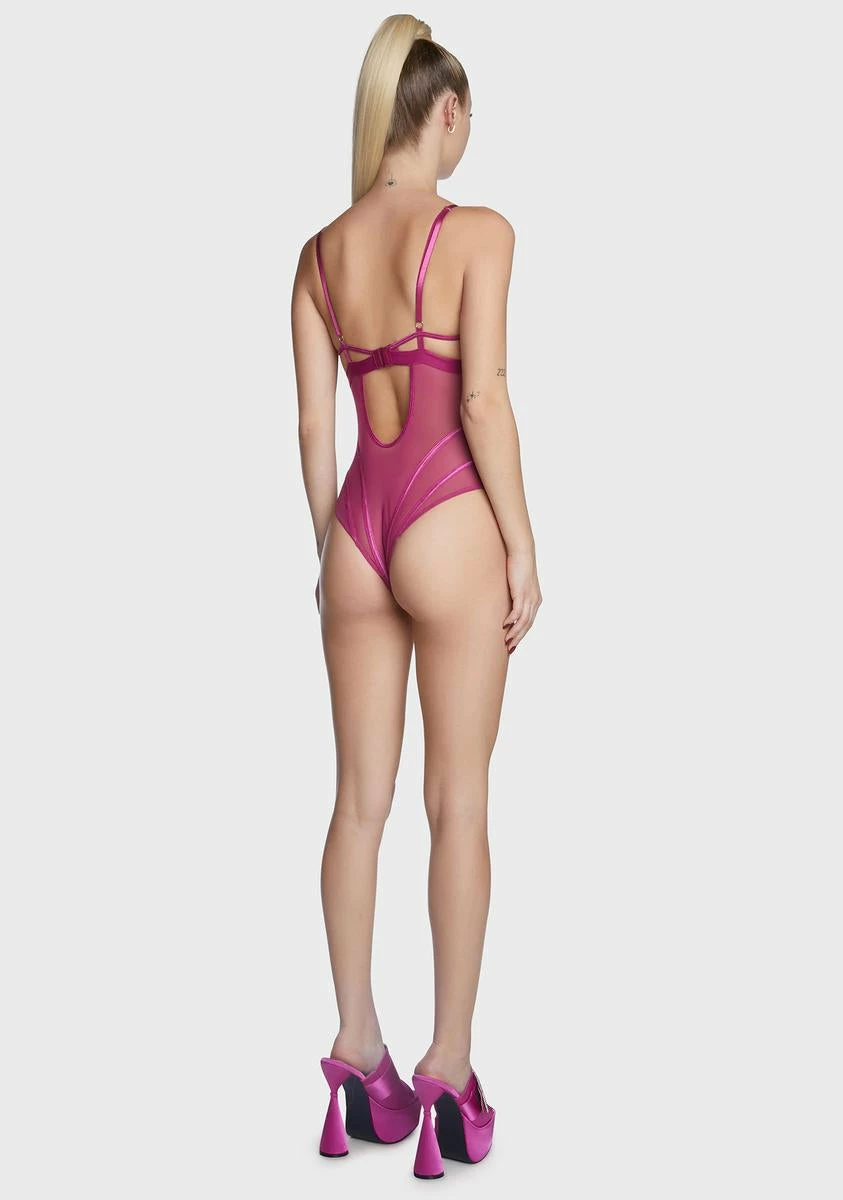 X_iCollection Comfort And Wine Lace Teddy 6 X_iCollection Comfort And Wine Lace Teddy - Image 4