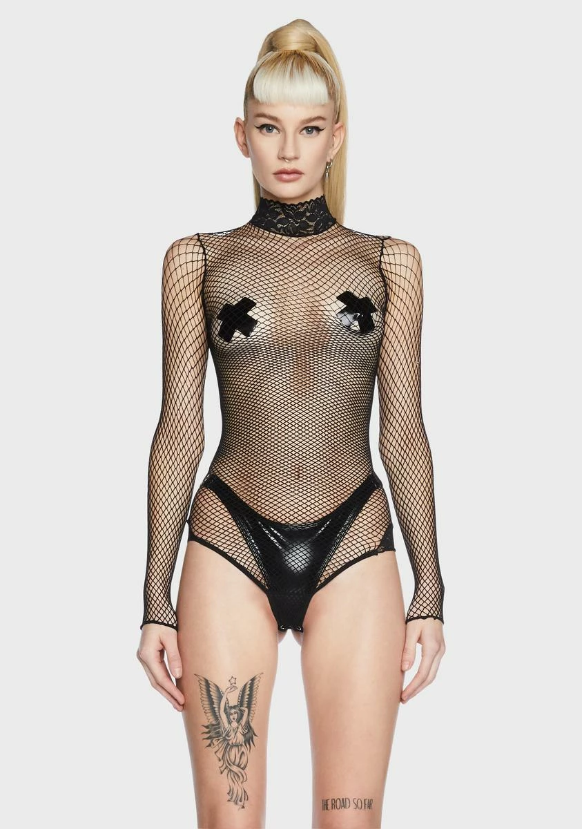 X_René Rofé High Demand Sheer Bodysuit 3 X_René Rofé High Demand Sheer Bodysuit