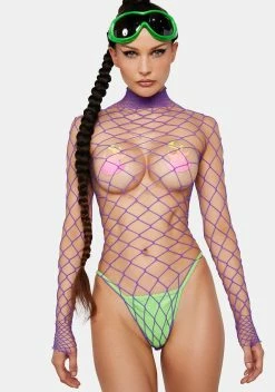 X_Be Wicked Dancing All Night Fishnet Bodystocking