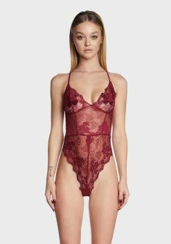 X_Escante Stunning And Real Lace Teddy