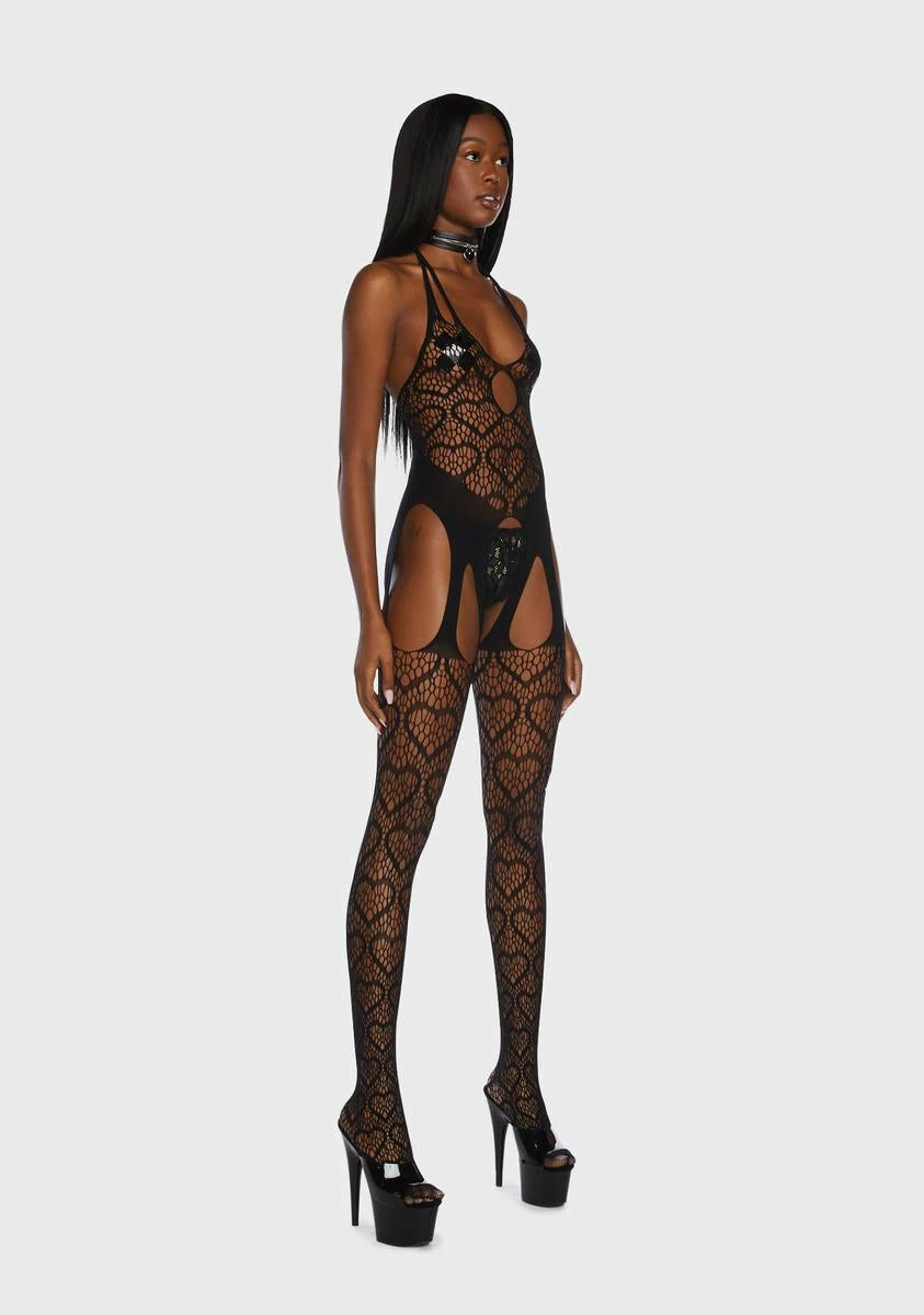 X_Leg Avenue Onyx All For You Net Bodystocking 4 X_Leg Avenue Onyx All For You Net Bodystocking - Image 2