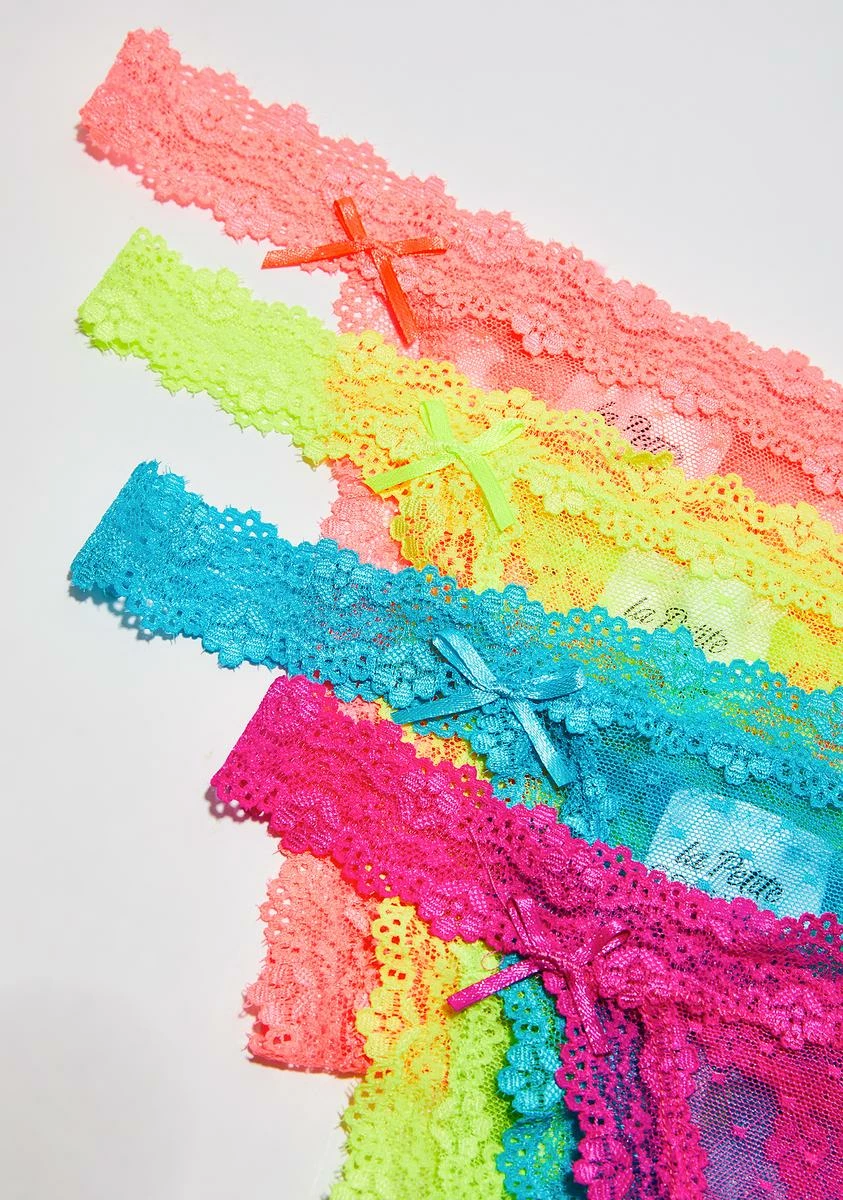 X_Coquette Pack It Thong Set 5 X_Coquette Pack It Thong Set - Image 3