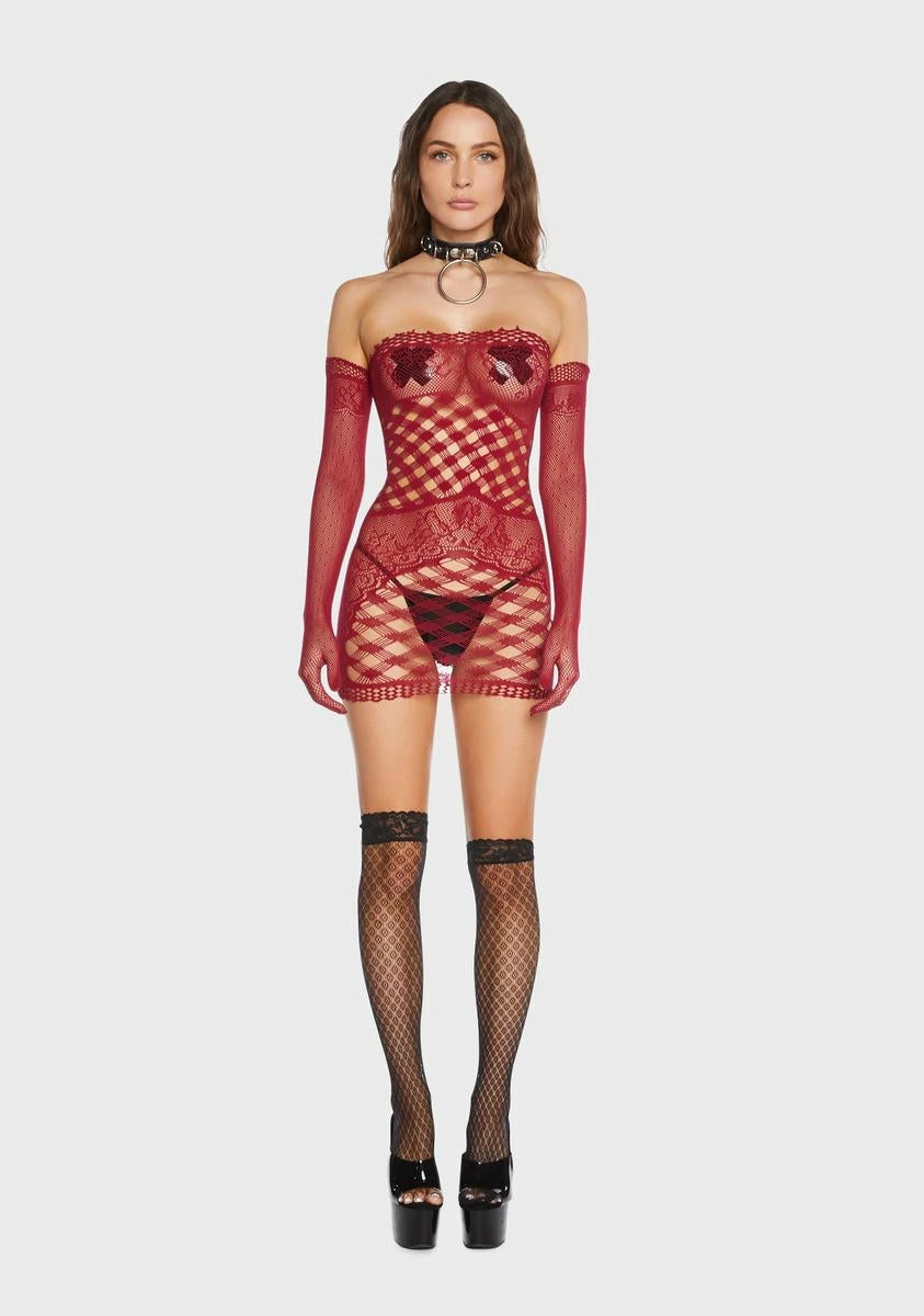 X_Leg Avenue Finally Playtime Bodystocking Dress With Gloves 3 X_Leg Avenue Finally Playtime Bodystocking Dress With Gloves