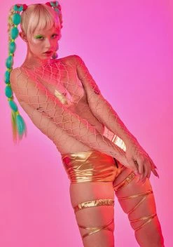X_Leg Avenue Candy The Damned Fishnet Bodysuit