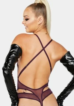 Thistle And Spire Purple Tigris Mesh Bodysuit -Velvet Muse Store ze8pJuYX1euTrAKFNjXz9hpCggZZVK25 24