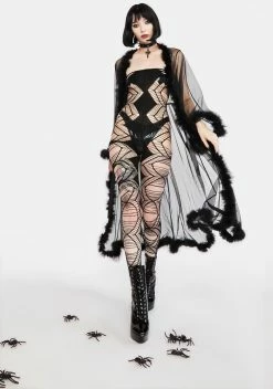 X_Music Legs Forbidden Desire Strapless Bodystocking